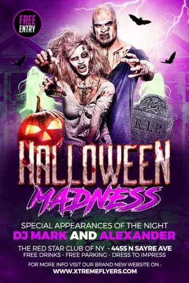 Halloween Madness Flyer Template