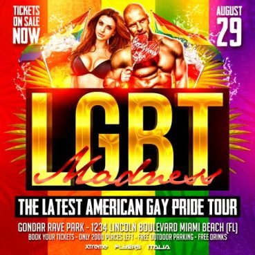 Gay Pride Flyer Template